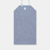 Blauw Bloemstuk Trouw Bedankt Cadeaulabel (Achterkant)