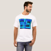 Blauw blok t-shirt (Voorkant volledig)