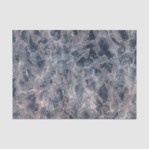 Blauw & Blosroze Abstract Waterverf Vlek Tissuepapier