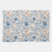 Blauw & Blush Botanisch Waterverf Theedoek (Horizontaal)