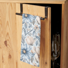 Blauw & Blush Botanisch Waterverf Theedoek