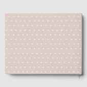 BLAUW BLUSH RAINBOW HEART KINDER BABY SHOWER GASTENBOEK (Achterkant)