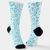 Blauw boe boe sokken (Gebogen)