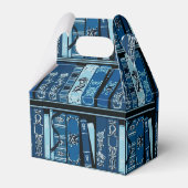 Blauw boek planken  boeken gevel bedankdoosjes (Achterkant)