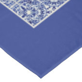  Blauw  Boerderij Keuken Geschilderde Tegel Tafelkleed (Gekanteld)