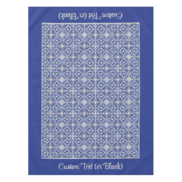  Blauw  Boerderij Keuken Geschilderde Tegel Tafelkleed