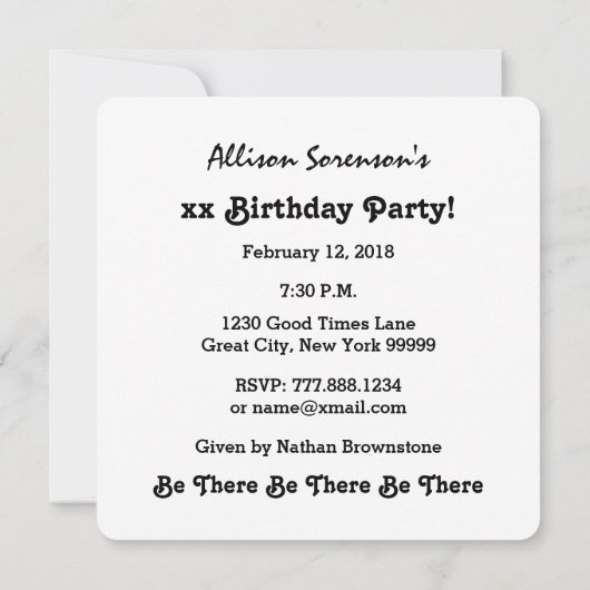 BLAUW Bogen Elk Jaar Verjaardag Custom Name W30Z Kaart (Achterkant)