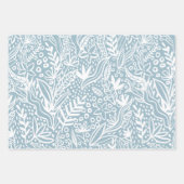 Blauw bohemens papier voor de vloerbedekking inpakpapier vel (Voorkant 2)