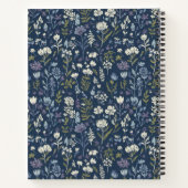 Blauw Boho Botanisch Huwelijk Notitieboek (Achterkant)