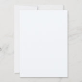 Blauw Boho Met de Hand Getekende Mexicaanse Papel  Kaart (Achterkant)