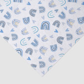 Blauw boho-regenboogthema Gift Tissue Paper Tissuepapier (Detail)