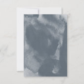 Blauw Boho Waterverf Bachelorette Feest Save The Date (Achterkant)