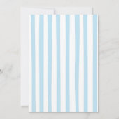 Blauw Boho Zomer Kust Verjaardagsfeest Uitnodiging (Achterkant)