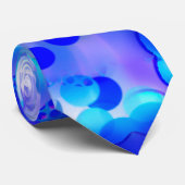 Blauw Bokeh 92015 Stropdas (Opgerold)