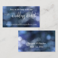 Blauw Bokeh Licht 32 Trouwwebsite Adres