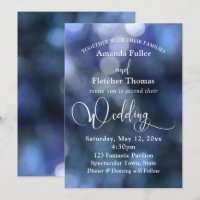 Blauw Bokeh Licht & Typografie 32 Trouwen 3