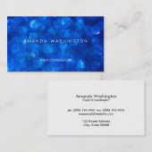 Blauw Bokeh Visitekaartje (Voorkant / Achterkant)