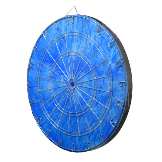 Blauw Bont Frenzy Dart Board Dartbord (Voorkant Rechts)