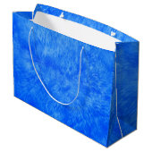 Blauw Bont Frenzy Grote Gift Bag Groot Cadeauzakje (Achterkant Gekanteld)