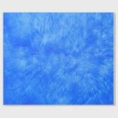 Blauw Bont Frenzy Wrapping Papier (Vlak)
