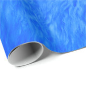 Blauw Bont Frenzy Wrapping Papier (Rol Hoek)