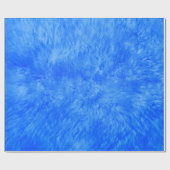 Blauw Bont Frenzy Wrapping Papier (Vlak)