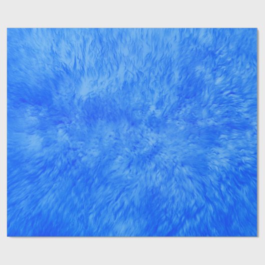 Blauw Bont Frenzy Wrapping Papier (Vlak)