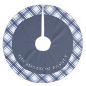 Blauw Boomkleed Kerstboom Rok (Voorkant)