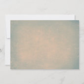 blauw - boomrepressief diner nodigt uit kaart (Achterkant)