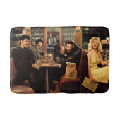 Blauw Bord 2 Badmat (Voorkant)