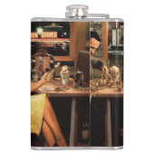 Blauw Bord 2 Heupfles (Achterkant)