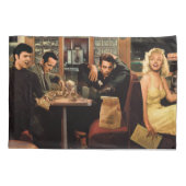 Blauw Bord 2 Kussensloop (Achterkant-Links)