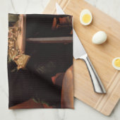 Blauw Bord 2 Theedoek (Quarter Fold)