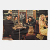 Blauw Bord 2 Theedoek (Horizontaal)