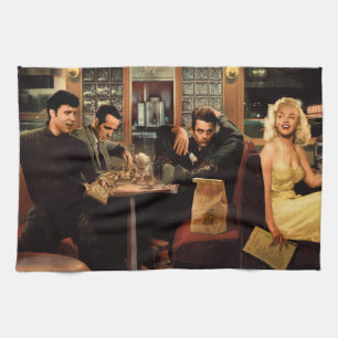 Blauw Bord 2 Theedoek