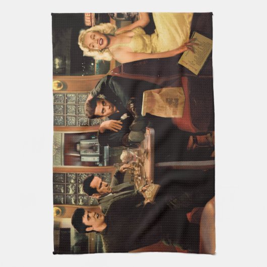 Blauw Bord 2 Theedoek (Verticaal)