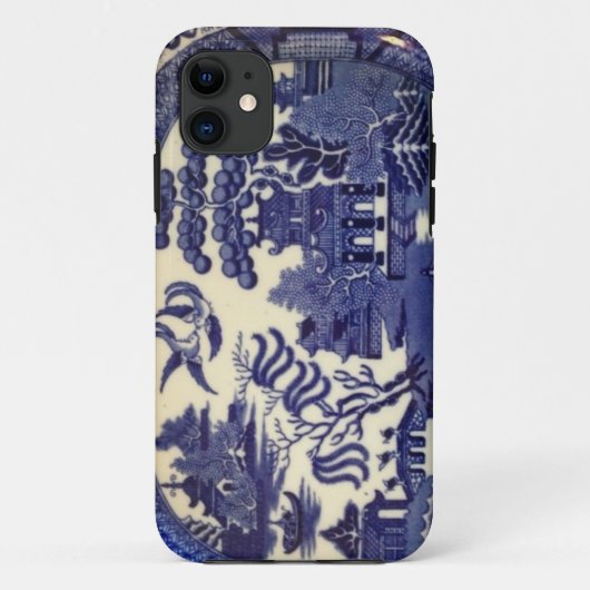  blauw-Bord-afval uit China Case-Mate iPhone Case (Achterkant)