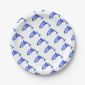 Blauw Bord Dolphin Paper (Voorkant)