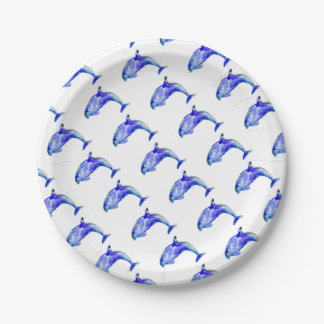 Blauw Bord Dolphin Paper