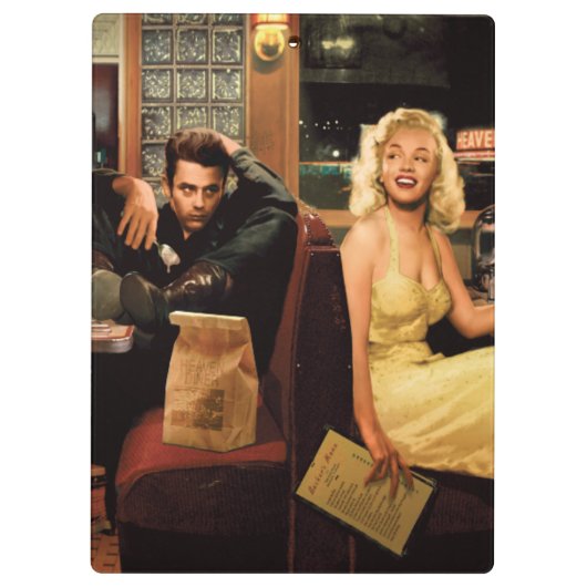 Blauw Bord Klembord (Achterkant)