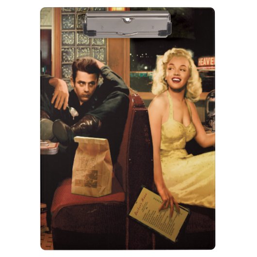 Blauw Bord Klembord (Voorkant)