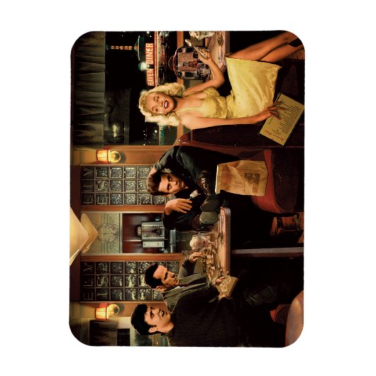 Blauw Bord Magneet (Verticaal)