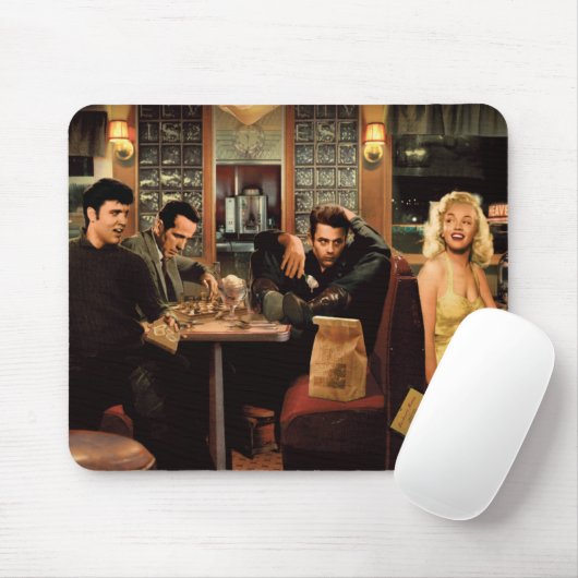 Blauw Bord Muismat (Met muis)