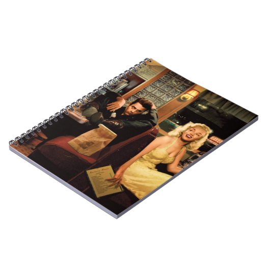 Blauw Bord Notitieboek (Linkerzijde)