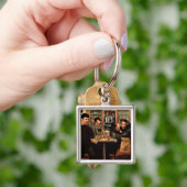 Blauw Bord Sleutelhanger (Hand)