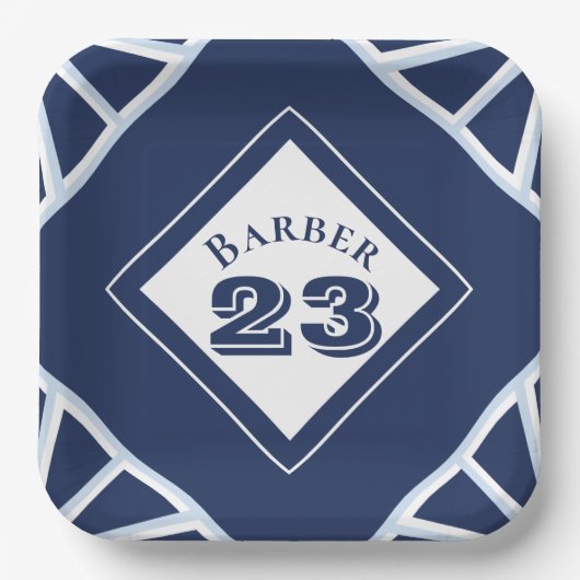 Blauw Bord sportthema's (Voorkant)