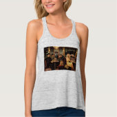 Blauw Bord Tanktop (Voorkant)