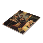 Blauw Bord Tegeltje (Zijkant)