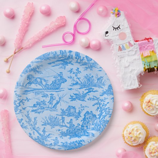 Blauw Bord voor toile-papier (Feest)