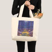Blauw bos 2 2012 grote tote bag (Voorkant (product))